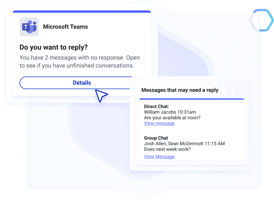 Microsoft Teams Missed Messages App